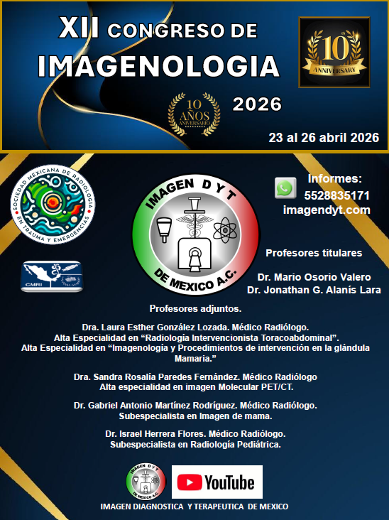 1605 XII CONGRESO DE IMAGENOLOGÍA 2026